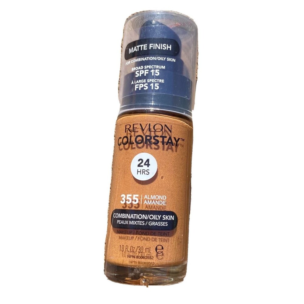 Revlon ColorStay Foundation for Combination/Oily Skin #355 Almond SPF 15 Pump